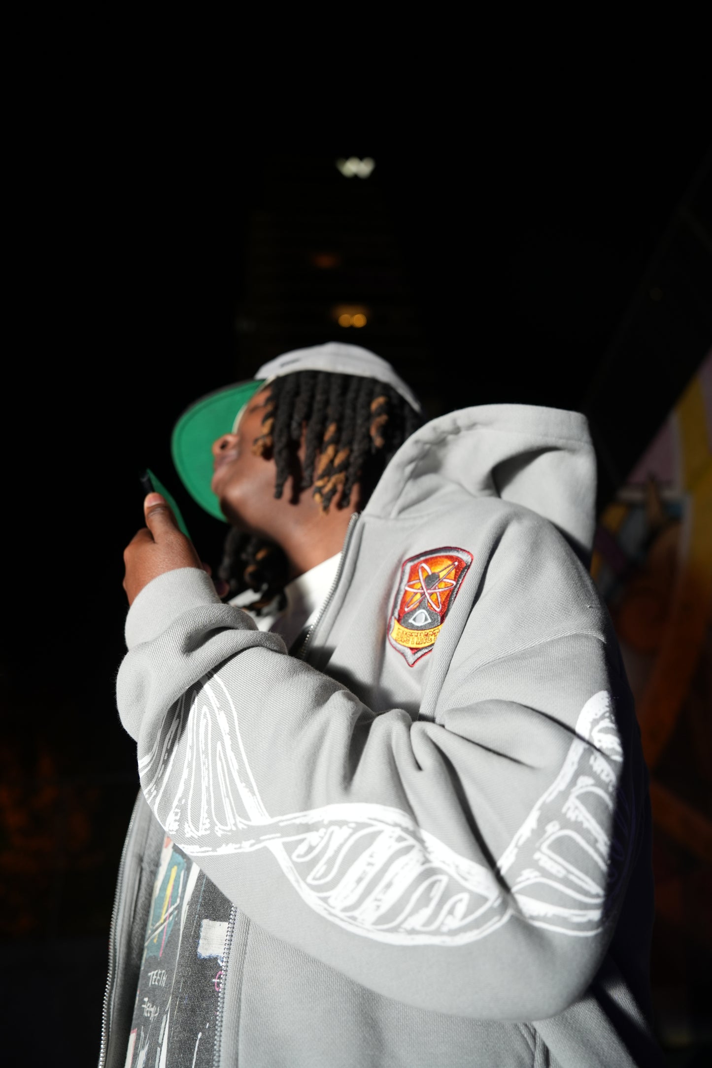 Grindset Grey Zip Up
